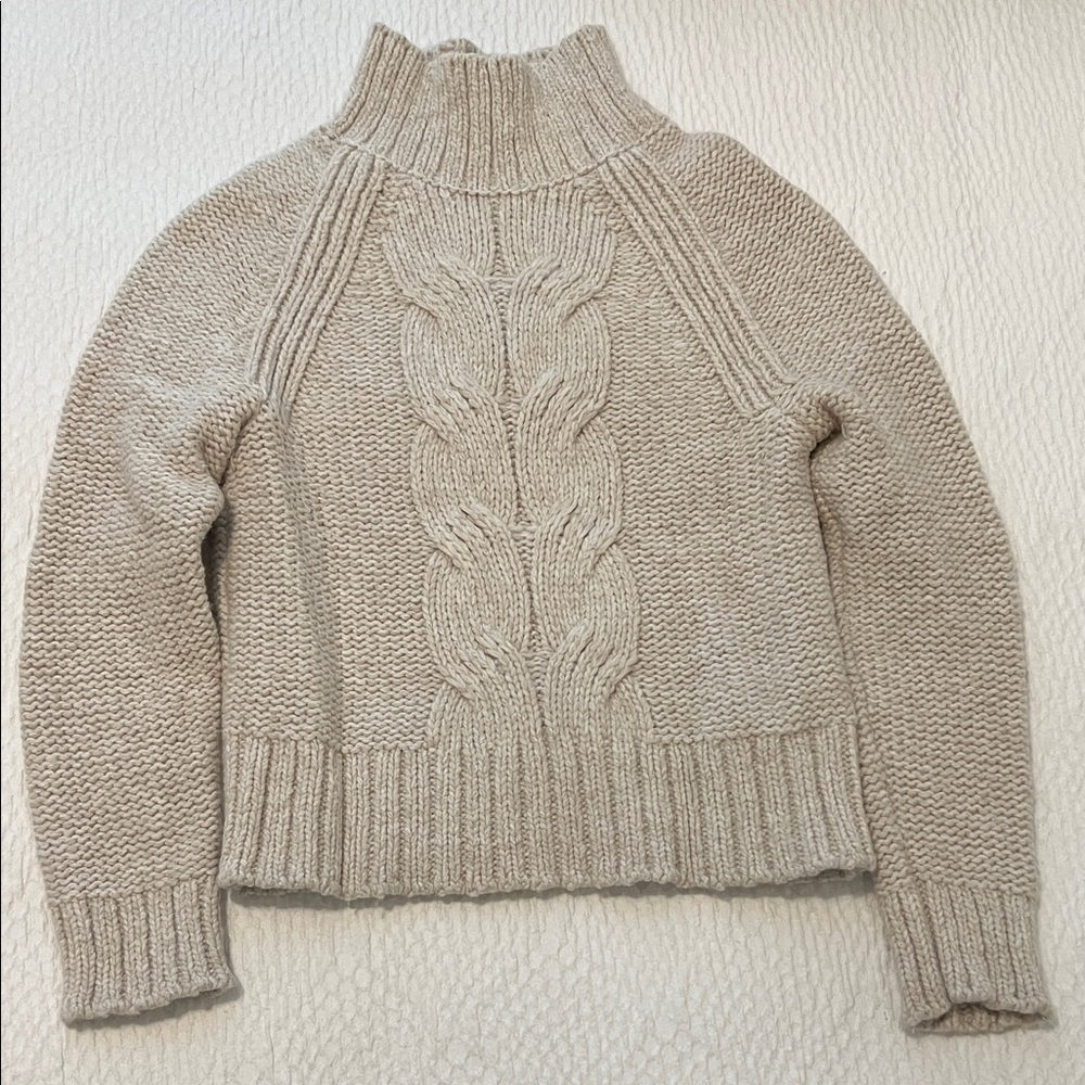 Banana Republic Cable Knit Turtleneck Sweater